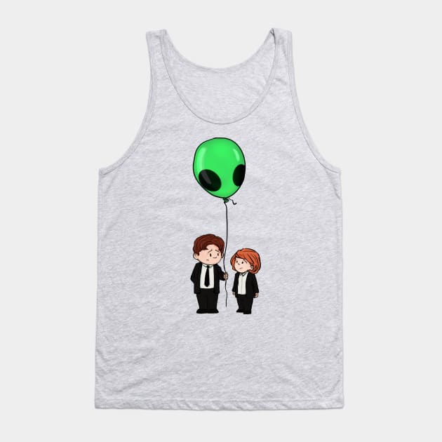 alien Tank Top by randomship